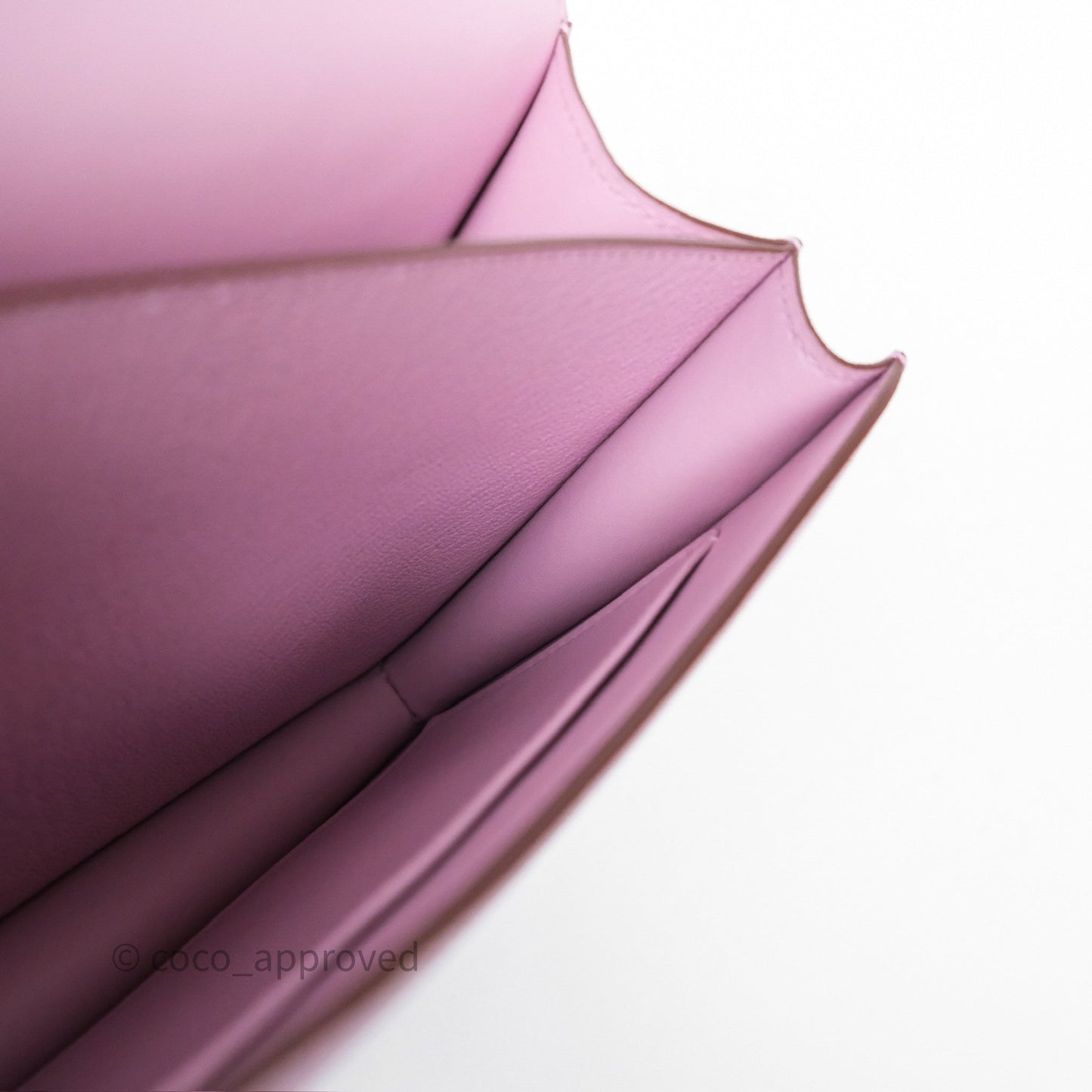 Hermès Constance Mini 18cm Mauve Sylvestre X9 Chevre Mysore Palladium Hardware
