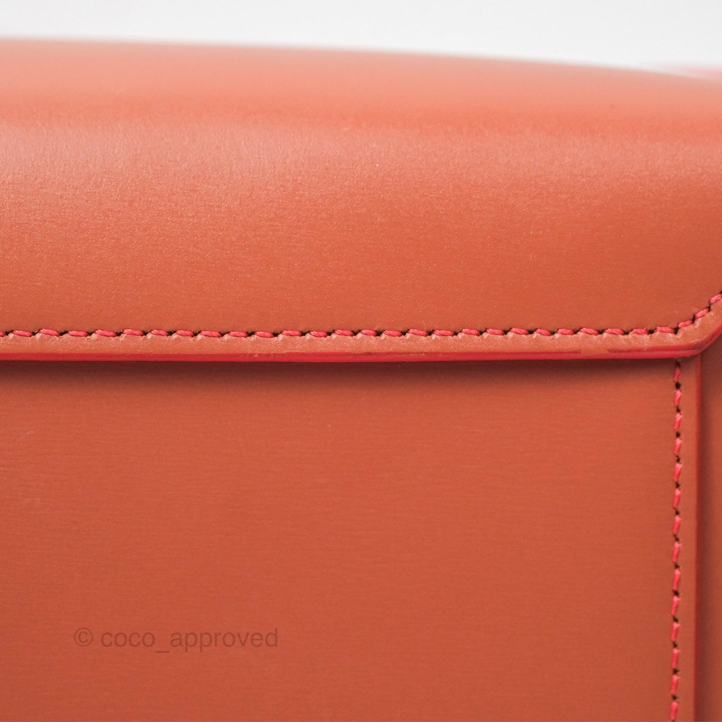Celine Micro Belt Bag Terracotta Smooth Leather Gold Hardware