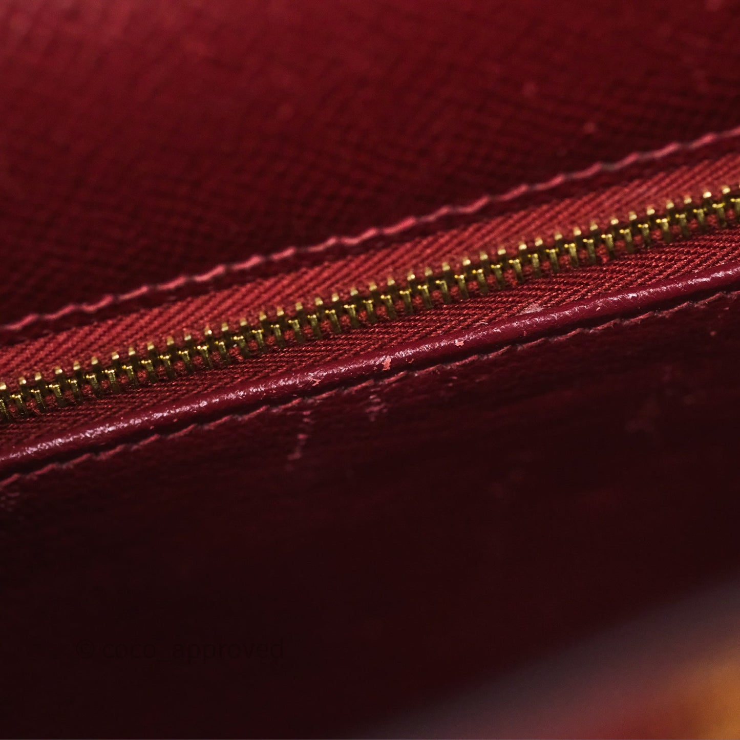 Hermès Sellier Kelly 25 Rouge H Epsom Gold Hardware
