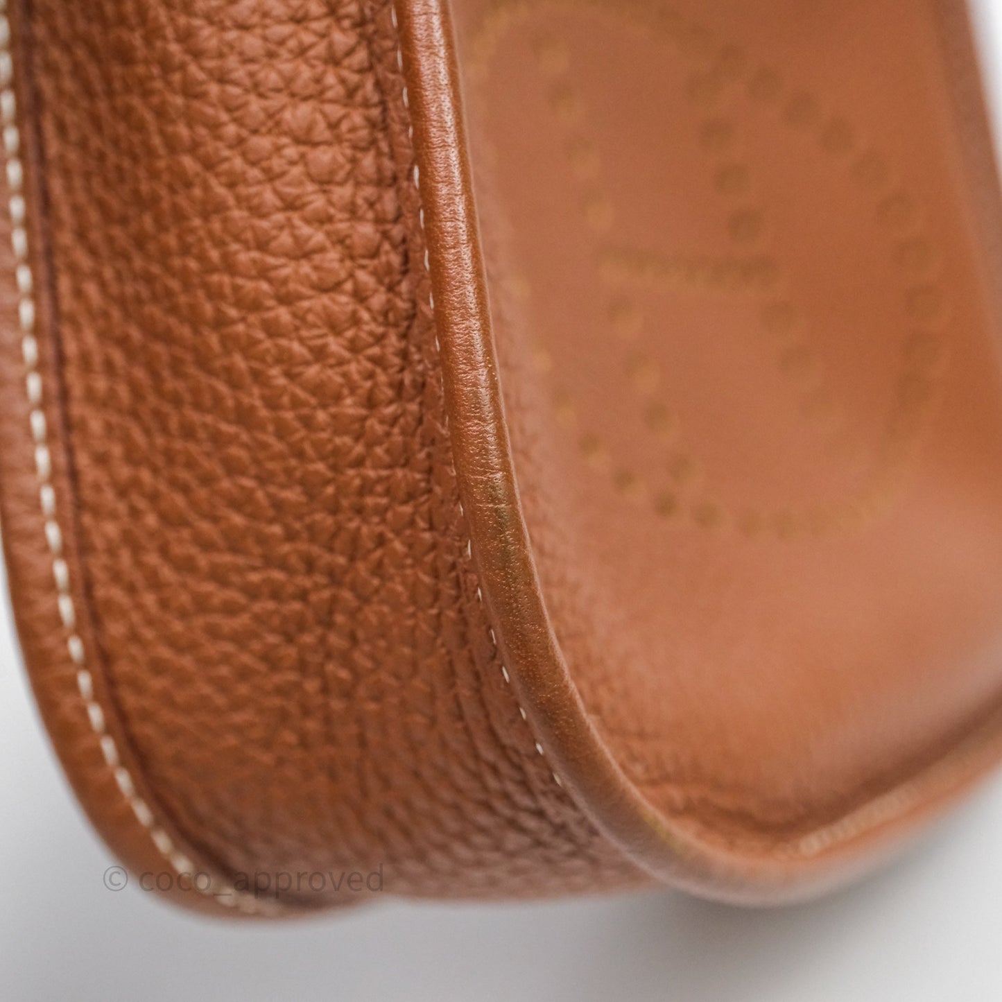 Hermès Mini Evelyne 16 Amazone Gold 37 Clemence Palladium Hardware