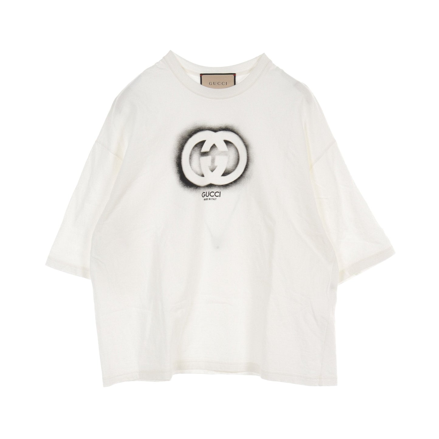 Luxury Gucci Trending 2025 T-shirt Front logo print Cotton White
