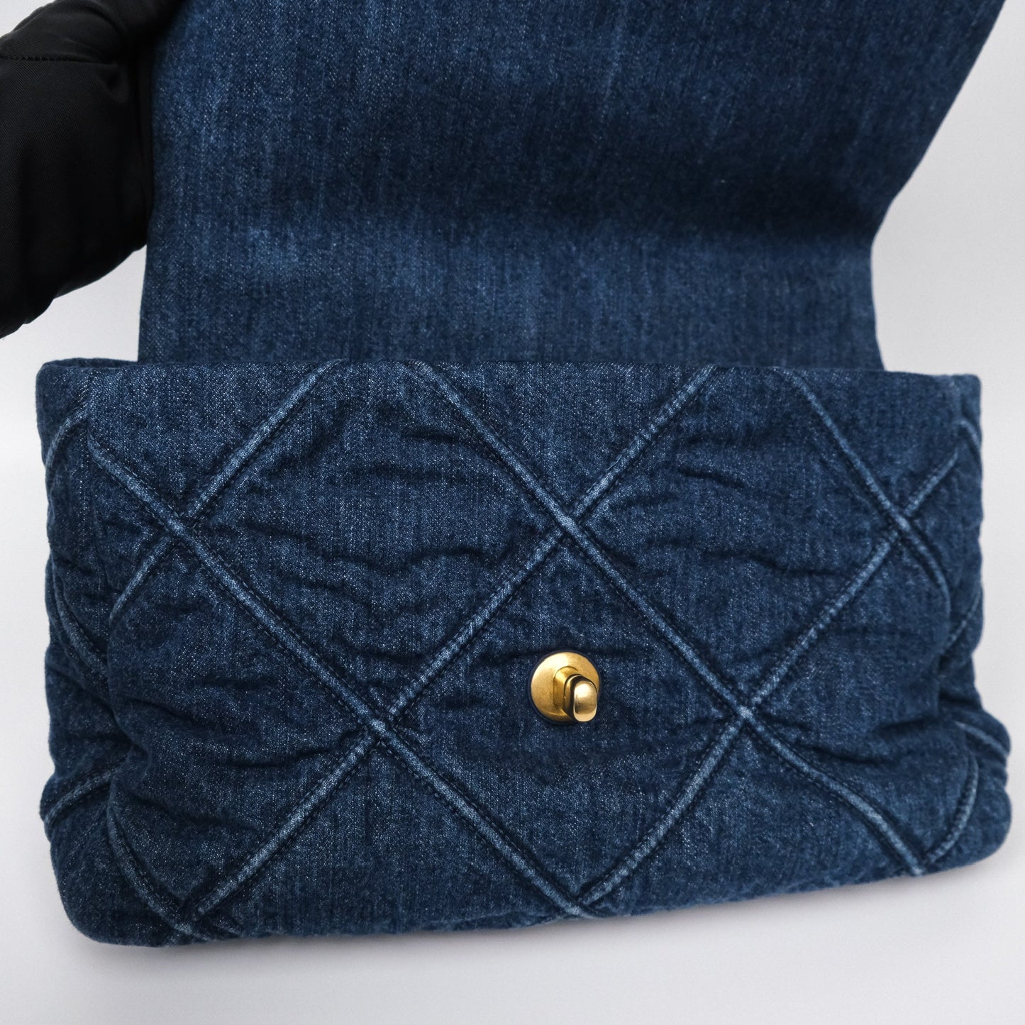Chanel 19 Medium Dark Denim Mixed Hardware