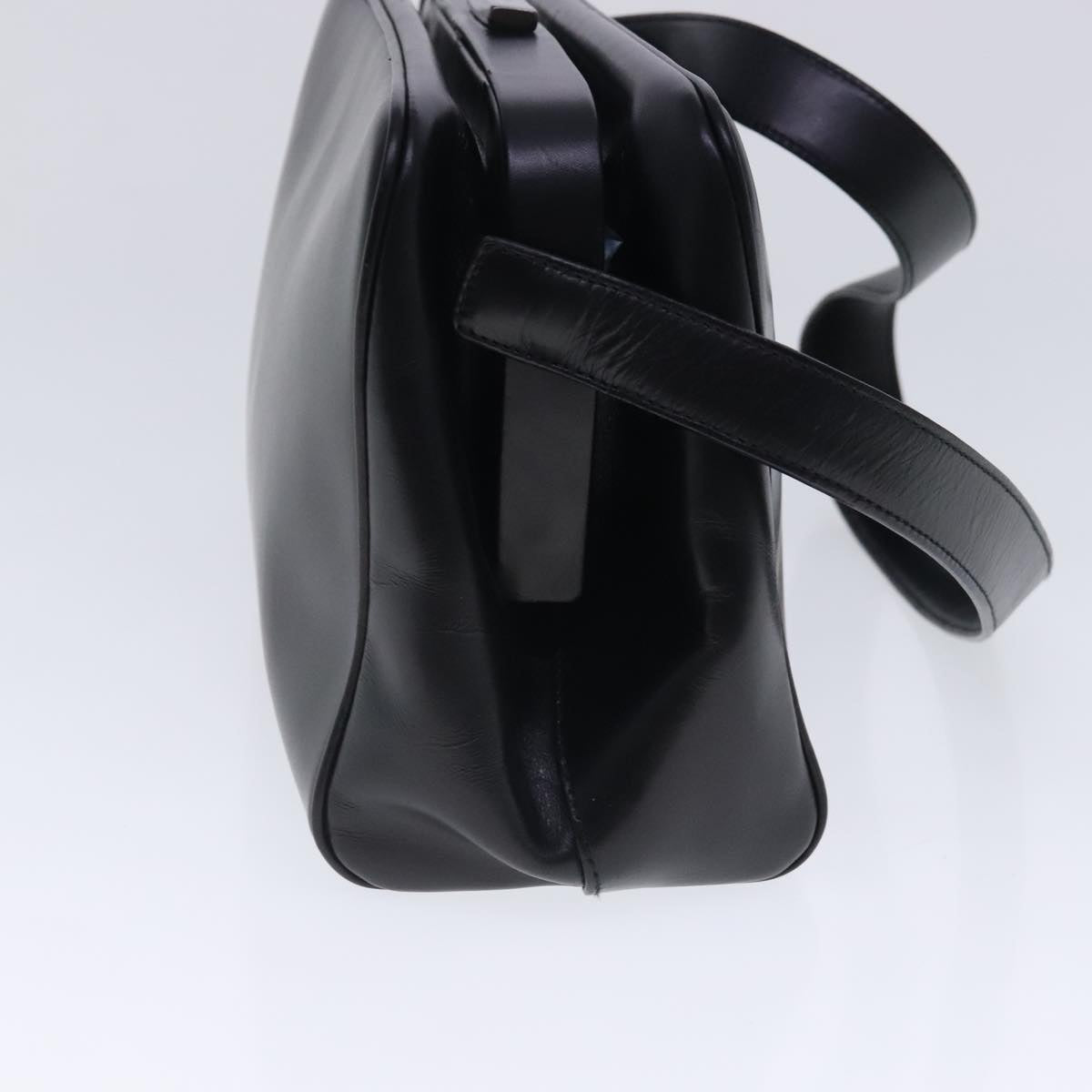 Luxury Prada Shoulder Bag Leather Black  94409