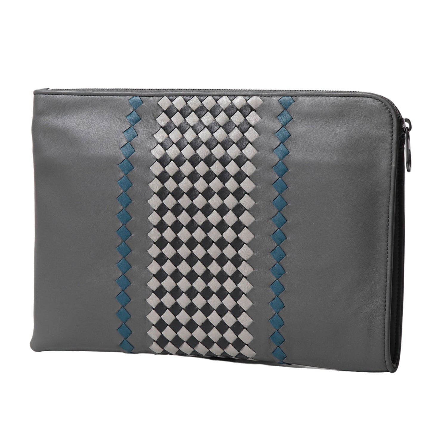 Luxury Bottega Veneta Men's Intrecciato Leather Clutch Bag