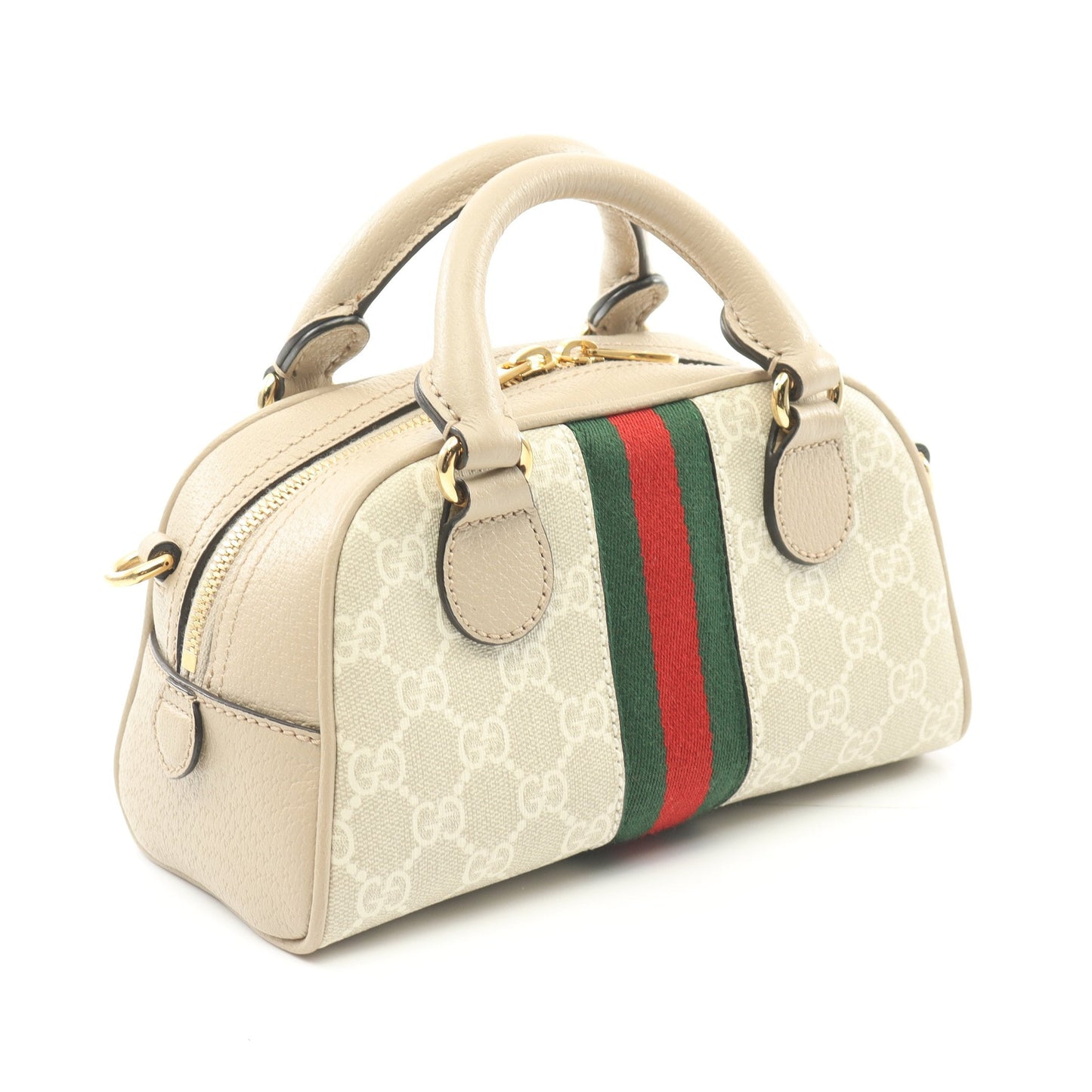 Luxury Gucci Trending 2025 Ophidia GG Supreme Handbag PVC Leather Beige Multicolor 2WAY