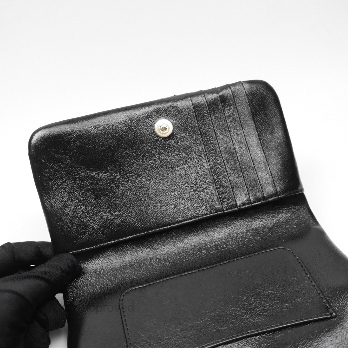 Chanel Clutch on Chain Black Calfskin Gold Hardware