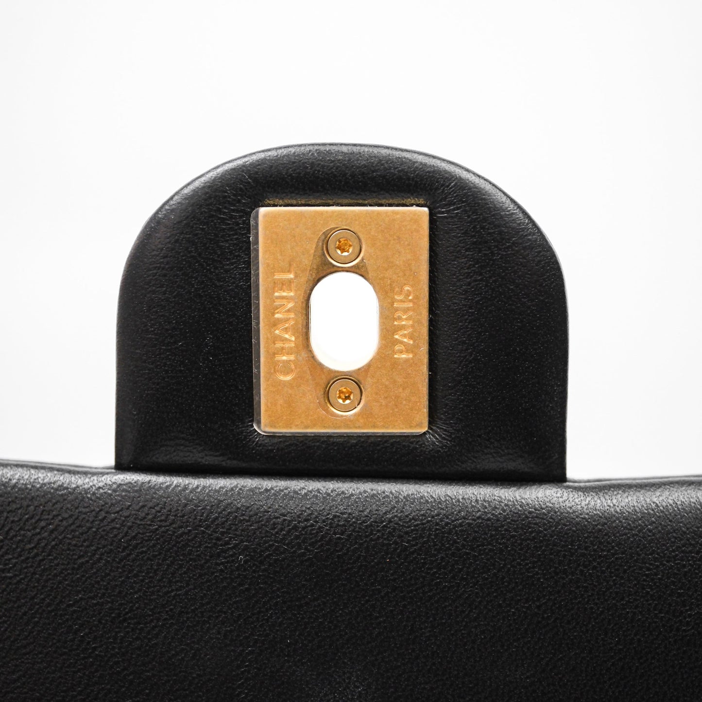 Chanel My Perfect Mini With Pearl Quilted Black Lambskin Gold Hardware