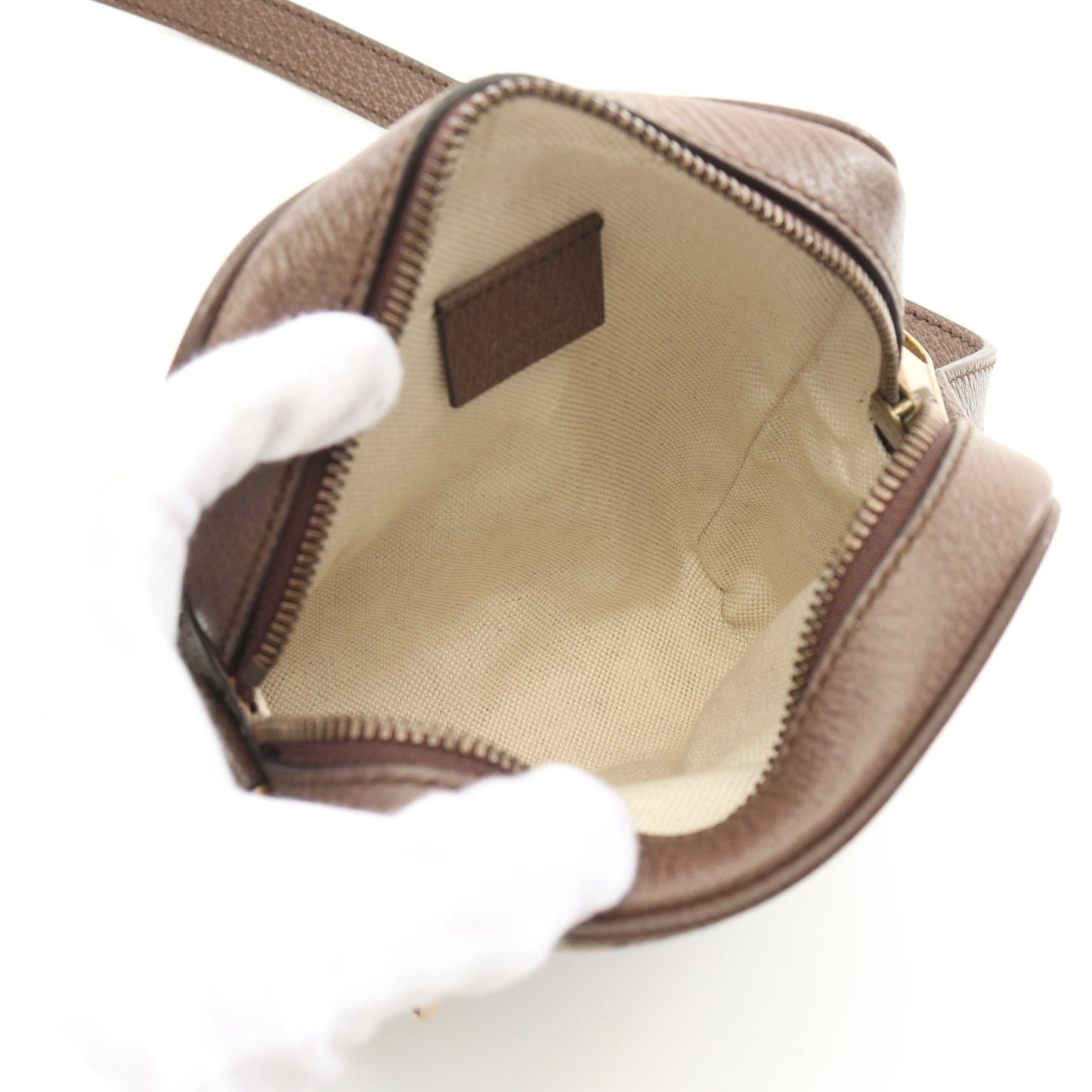 Luxury Gucci Trending 2025 Ophidia Sherry line GG Supreme Shoulder bag PVC Leather Beige Dark brown