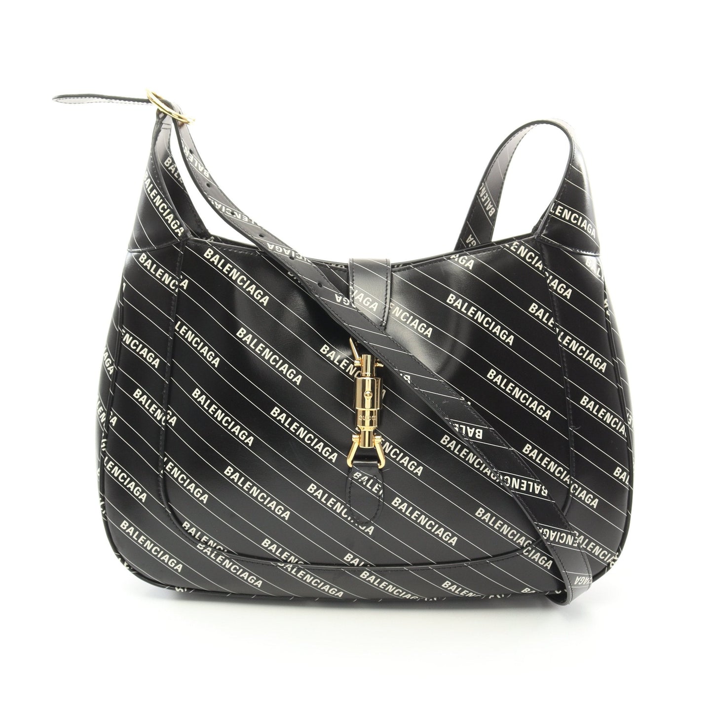 Luxury Gucci Trending 2025 Luxury Gucci Trending 2025 * BALENCIAGA Hacker Jackie 1961 Shoulder bag Leather Black White