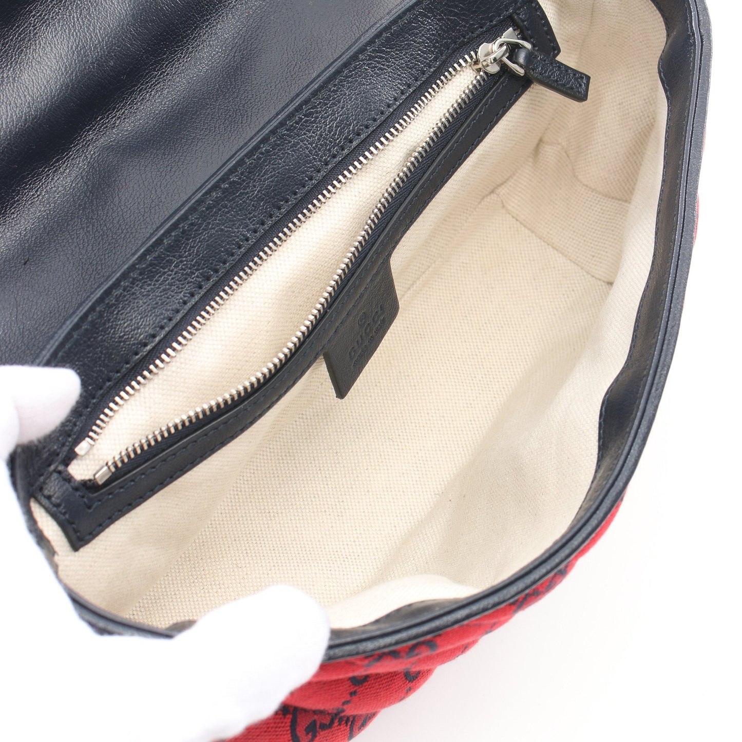 Luxury Gucci Trending 2025 GG Marmont Quilting Small Chain shoulder bag Canvas Leather Red Dark navy