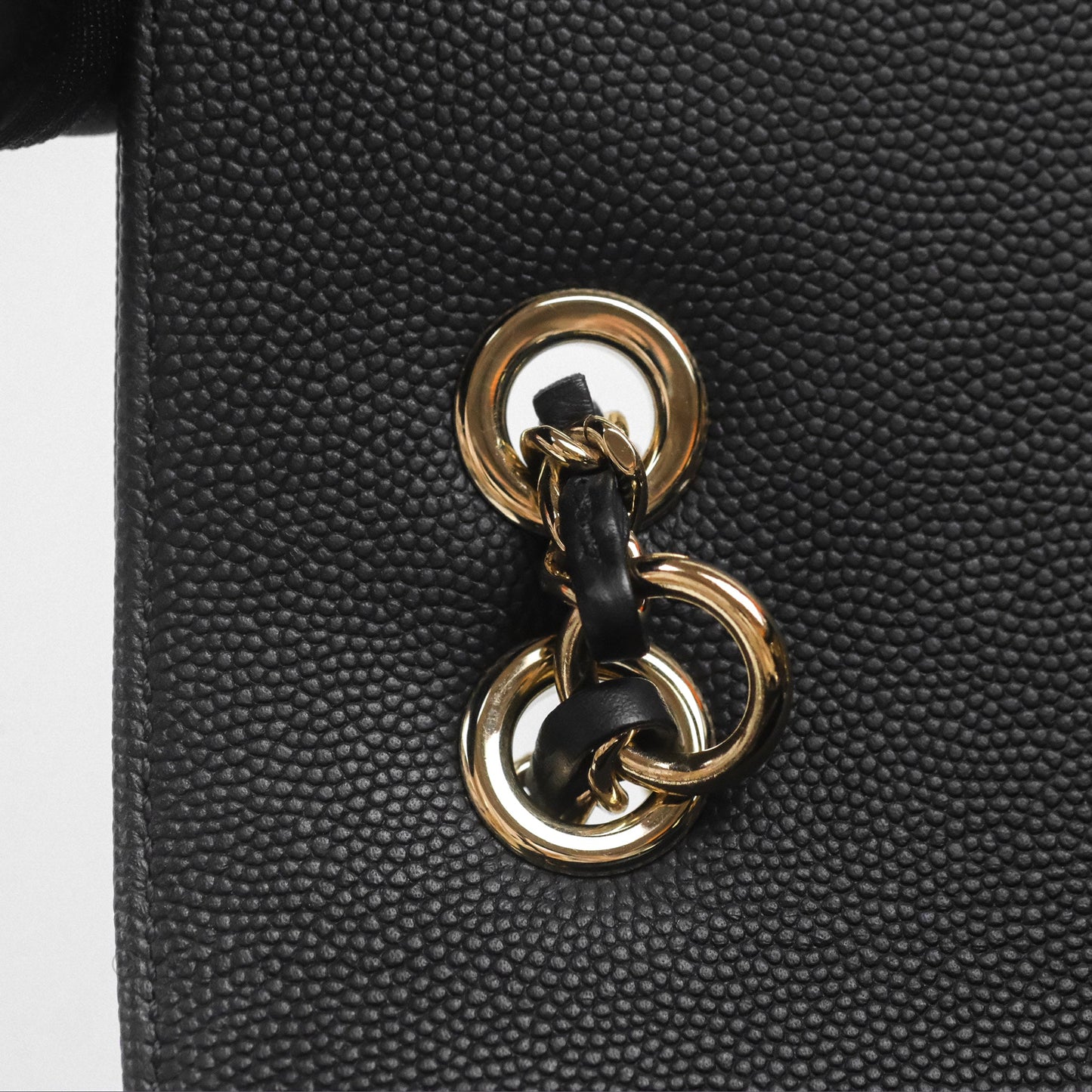 Chanel Quilted Business Affinity Backpack Black Caviar Gold Hardware