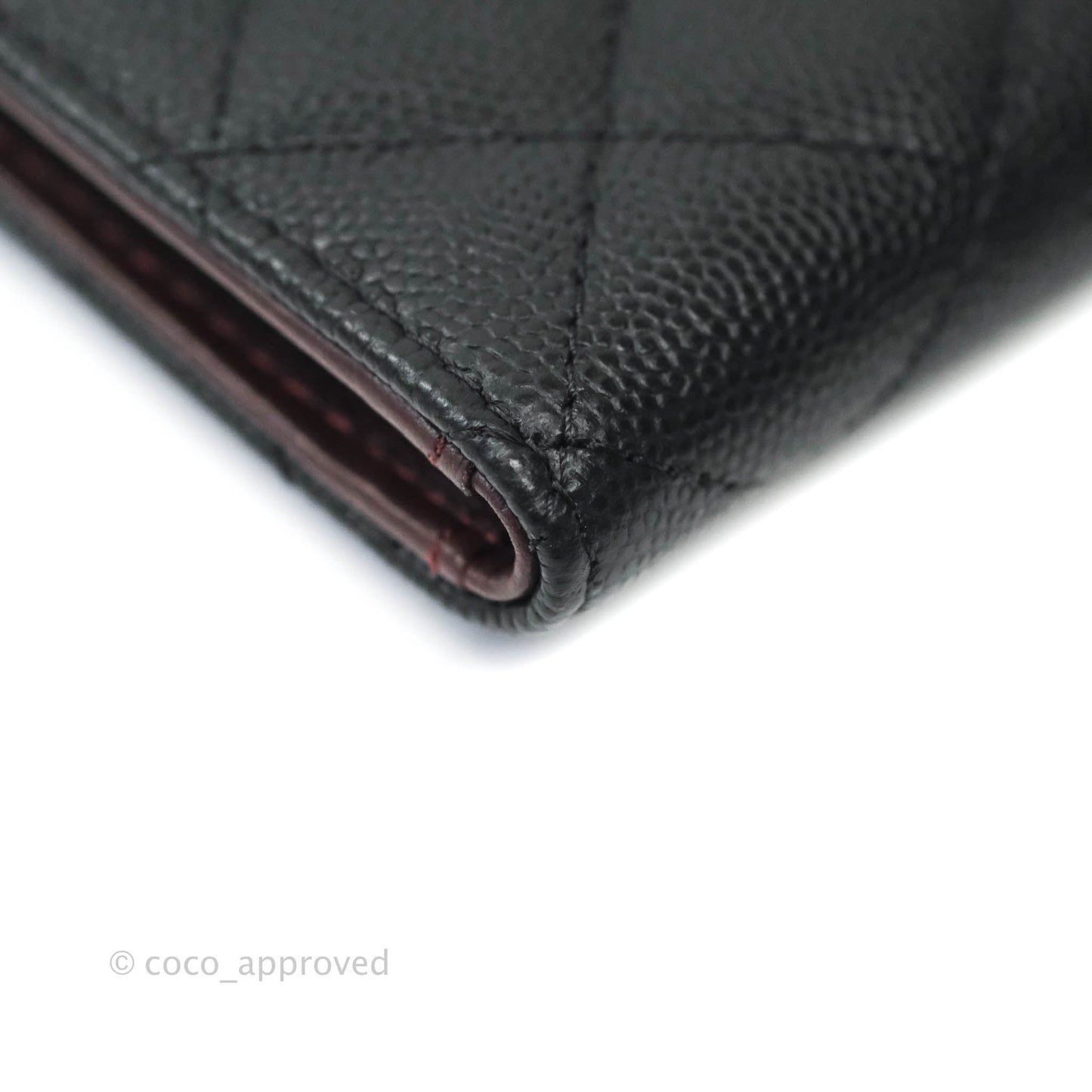 Chanel Classic Black Card Holder Caviar Gold Hardware