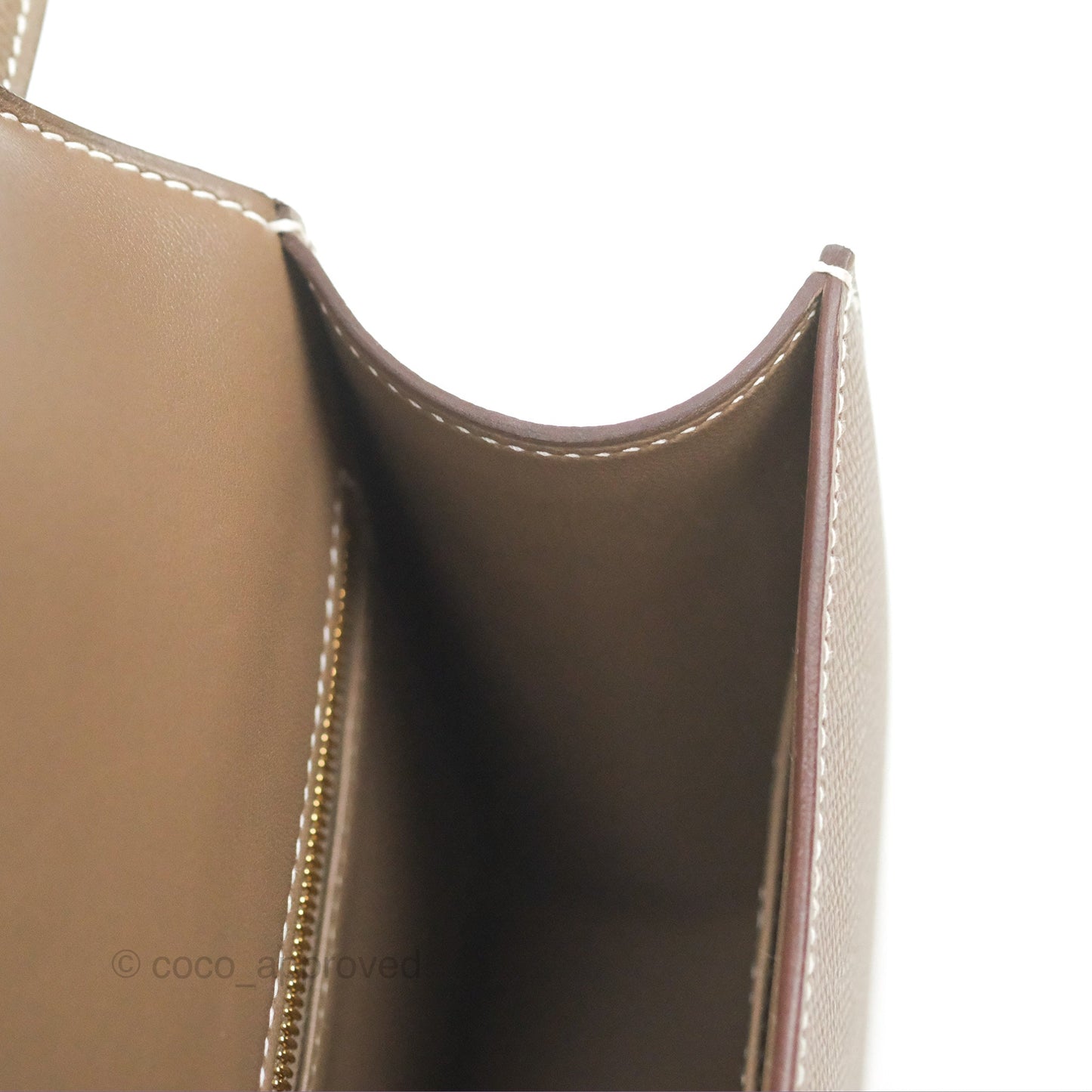 Hermès Constance 24 with Mirror Etoupe Epsom Gold Hardware