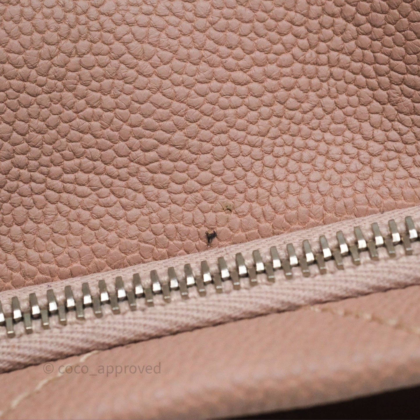 Chanel Quilted Tote Bag Pink Caviar Silver Hardware