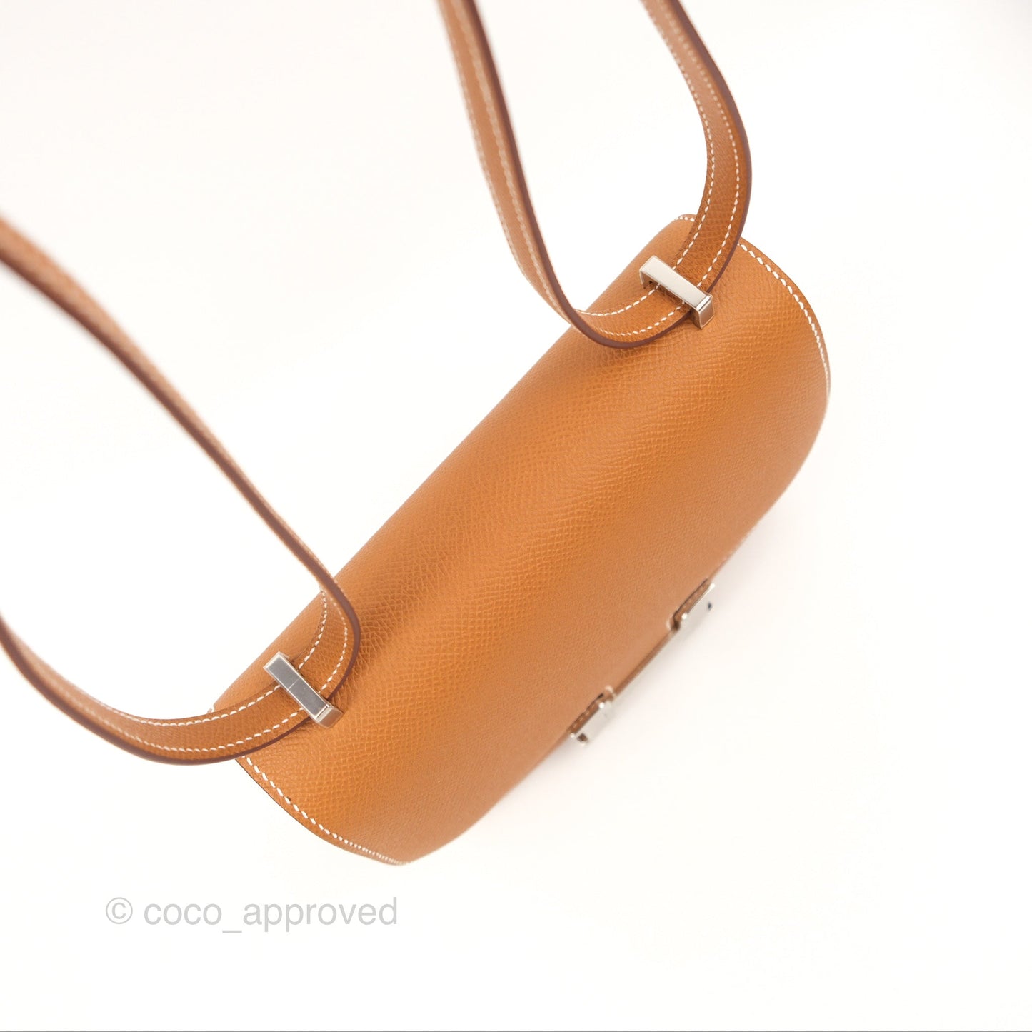 Hermès Constance Mini 18 with Mirror Gold Epsom Palladium Hardware