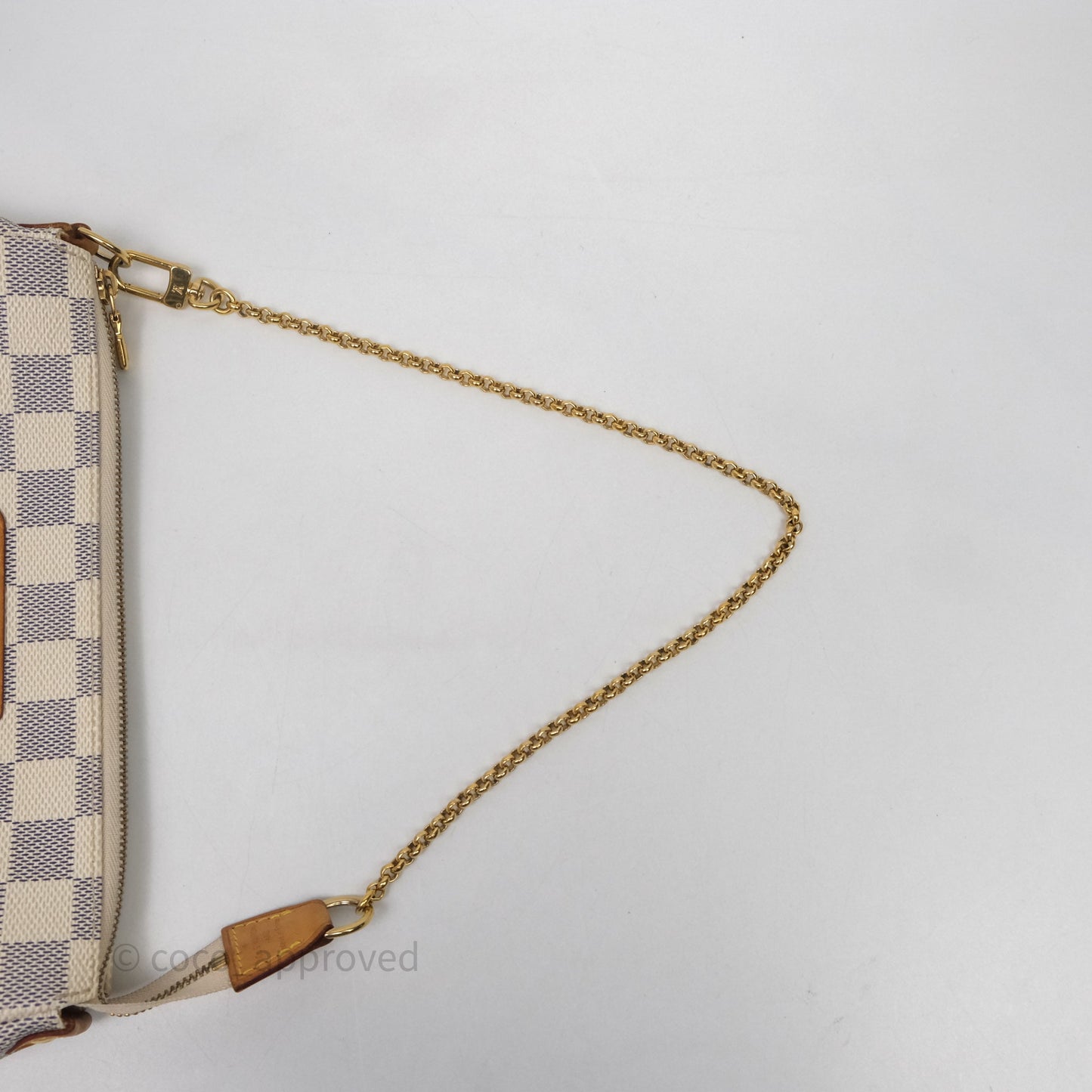 Louis Vuitton Eva Damier Azur Canvas Shoulder Bag