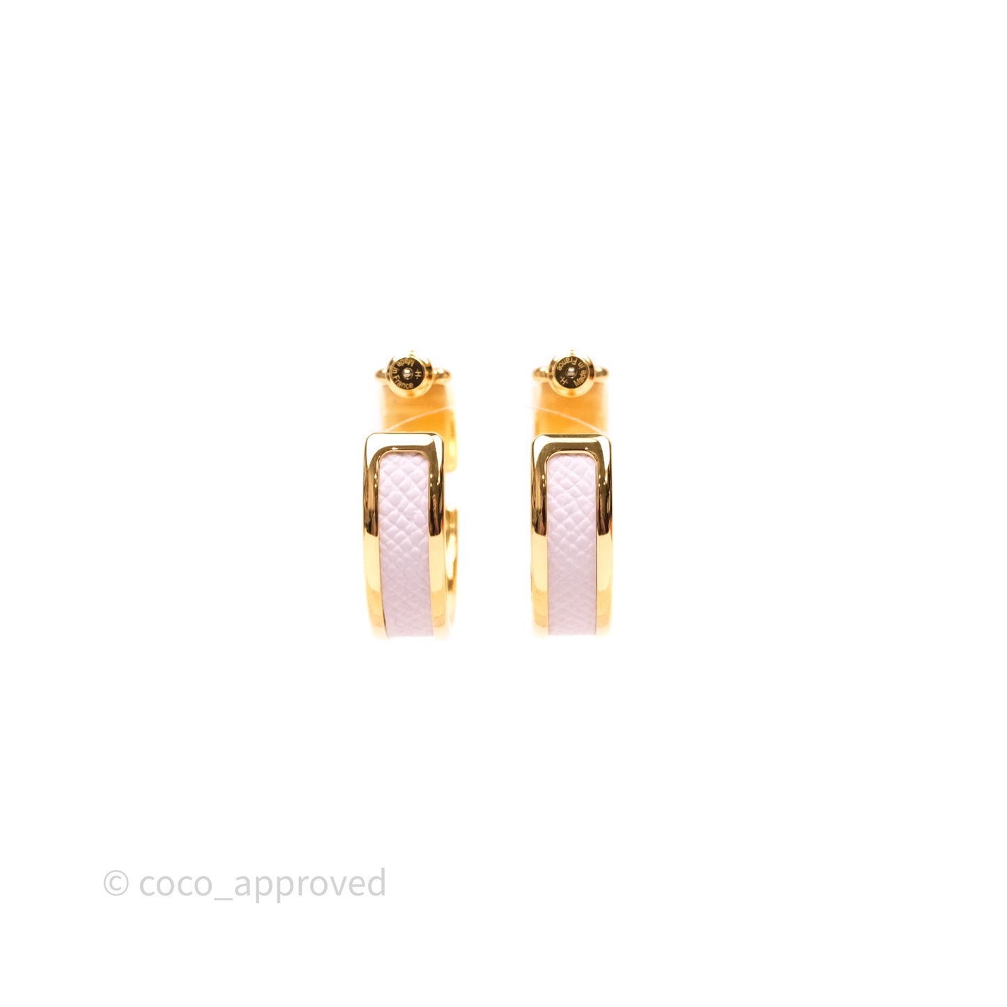 Hermes Olympe Earrings Rose