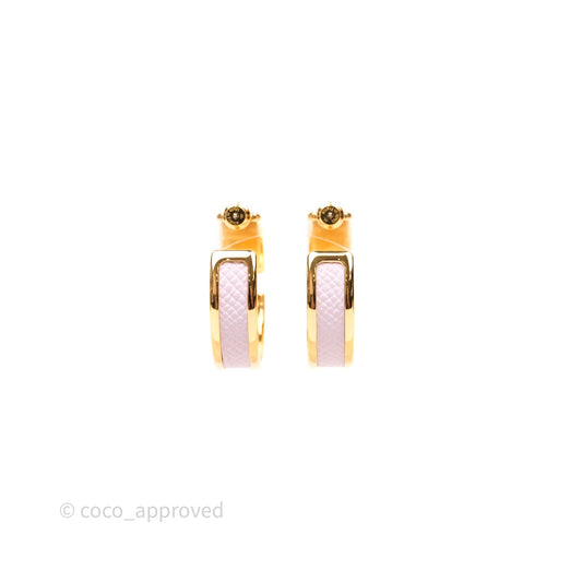Hermes Olympe Earrings Rose