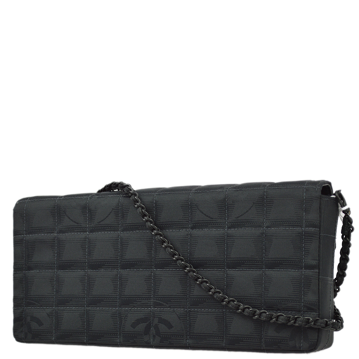 Luxury Chanel 2000-2001 Nylon New Travel Line East West Flap Bag