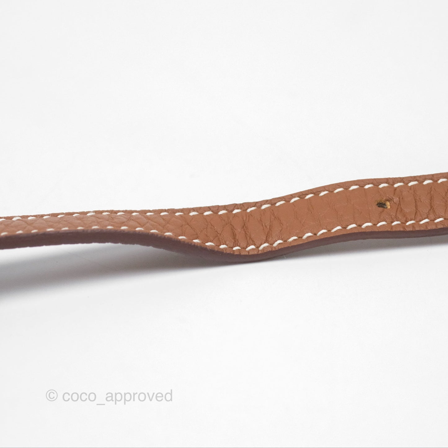 Hermès Halzan 25 Gold Clemence Gold Hardware