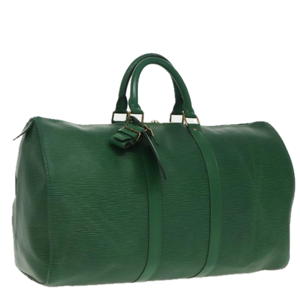 LOUIS VUITTON Epi Keepall 45 Boston Bag Green M42974 LV 94661