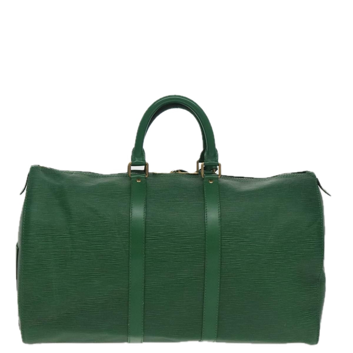 LOUIS VUITTON Epi Keepall 45 Boston Bag Green M42974 LV 94661