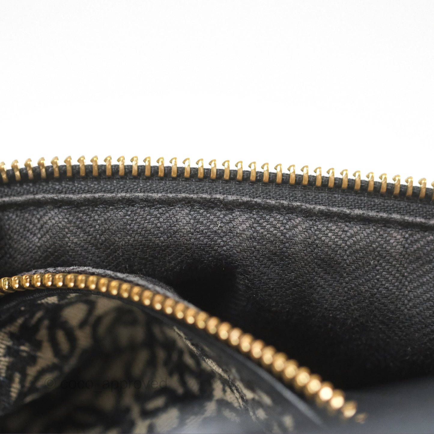 Loewe Small Cubi bag in Anagram Jacquard & Calfskin Navy/ Black