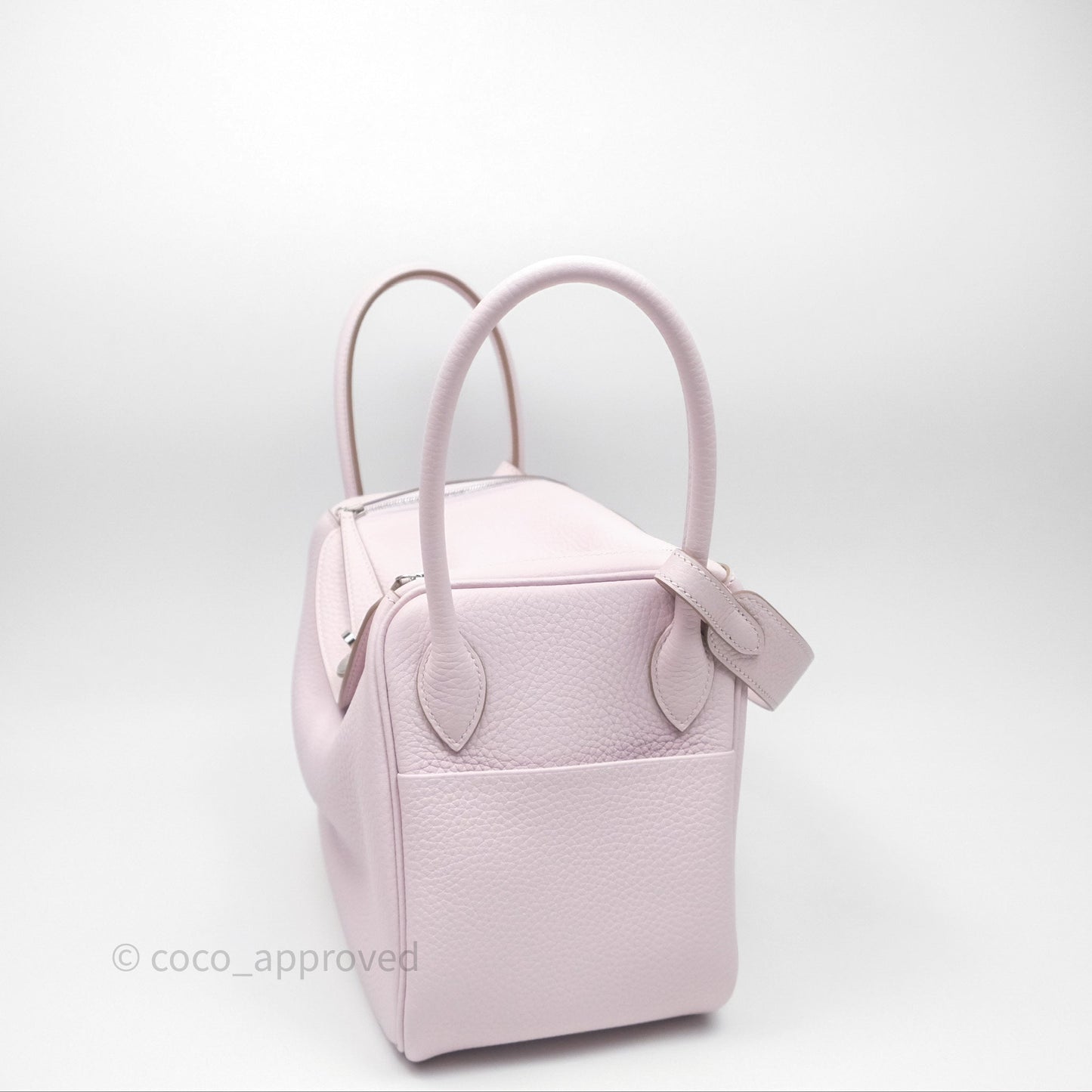 Hermès Lindy 26 Mauve Pale 09/Nata I2 Clemence Palladium Hardware