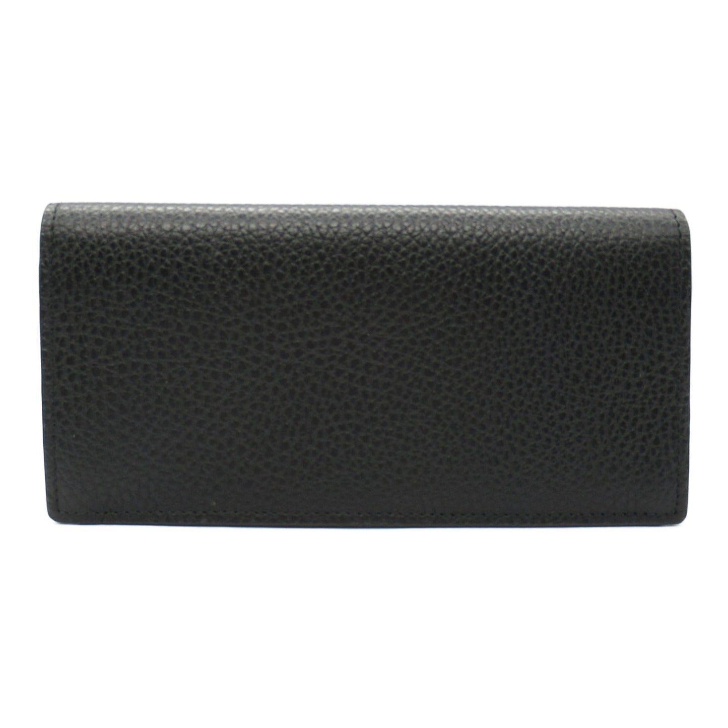 Luxury Gucci Trending 2025 Interlocking G Zip Long Wallet Bi-fold Long Wallet Leather Black Yellow