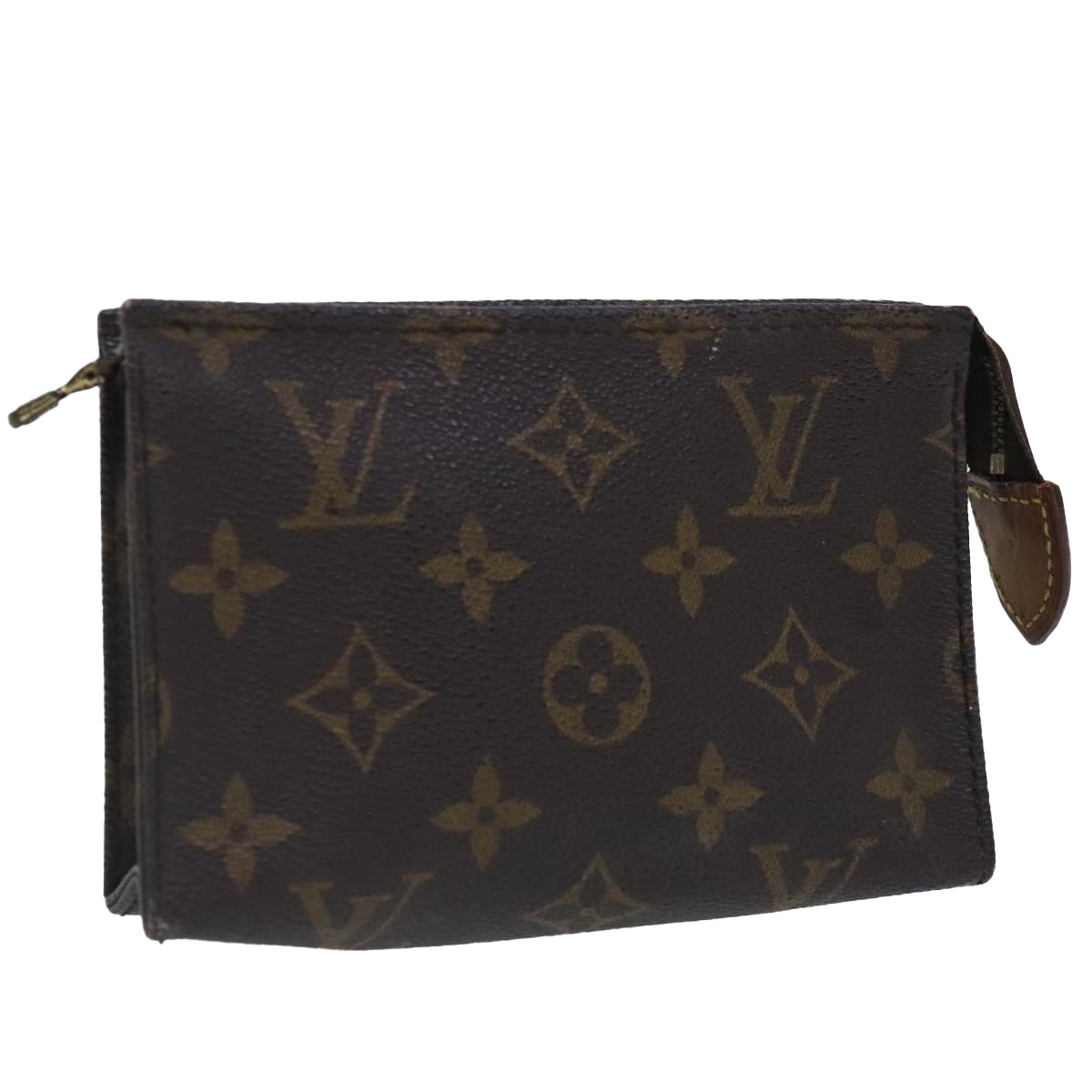 LOUIS VUITTON Monogram Poche Toilette 15 Pouch M47546 LV 94731