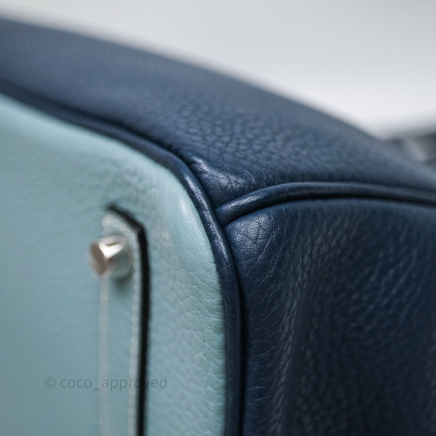 Hermès Birkin 35 Bleu de Prusse 7P Togo Palladium Hardware