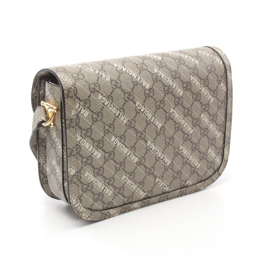 Luxury Gucci Trending 2025 Luxury Gucci Trending 2025 * BALENCIAGA Horsebit 1955 Shoulder bag PVC Beige Dark brown White