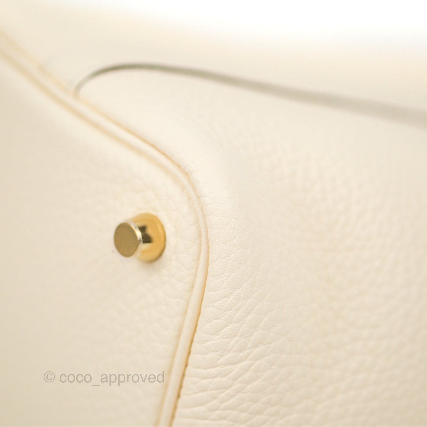 Hermès Picotin Lock 18 Nata Taurillon Clemence Gold Hardware