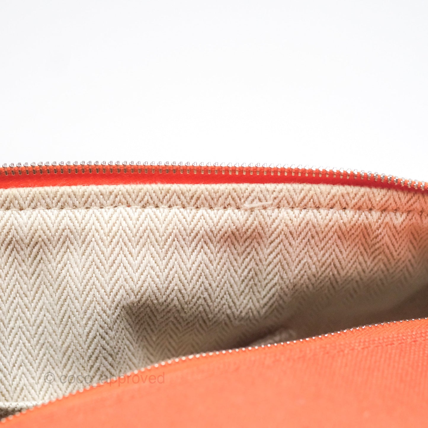 Hermès Small Bride-A-Brac Orange Feu Canvas