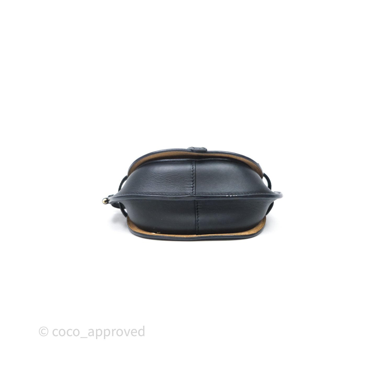 Loewe Mini Gate Dual Bag in Soft Calfskin & Jacquard Strap Black