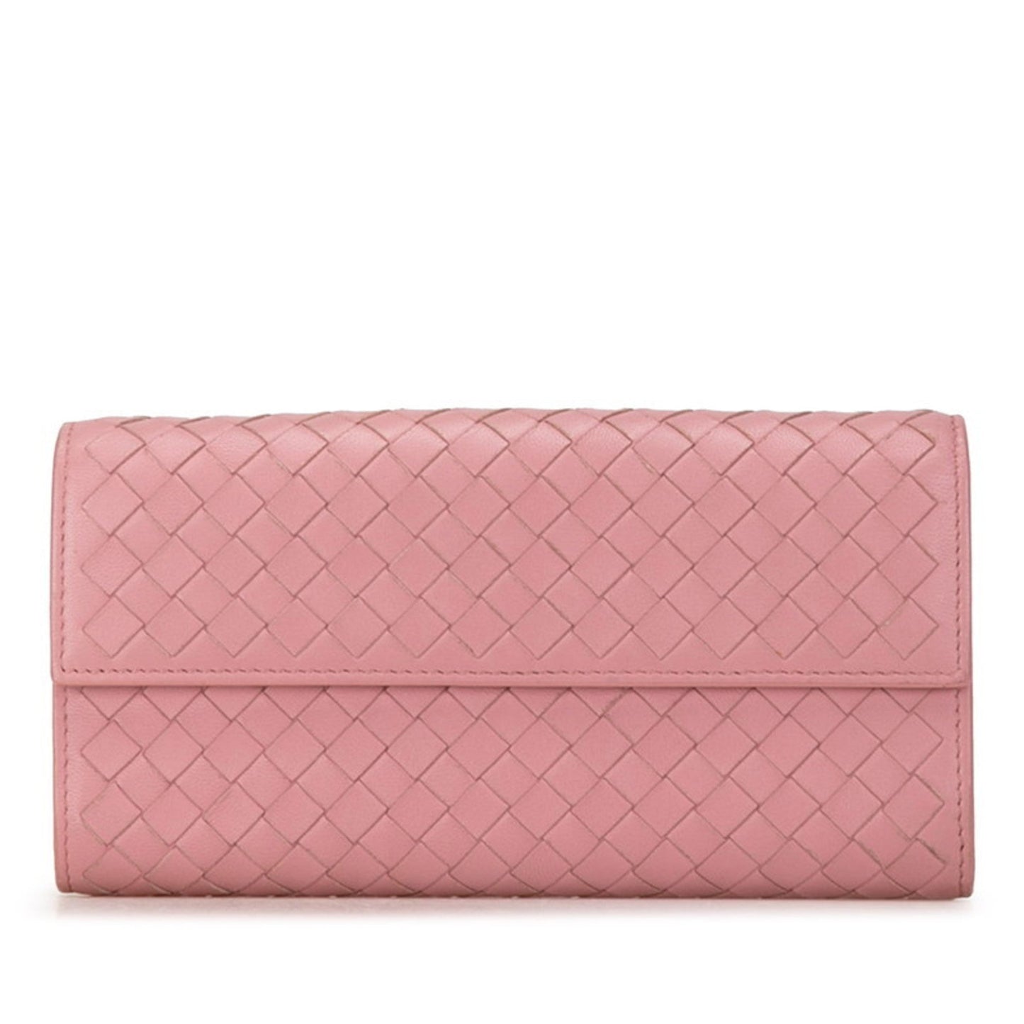 Luxury Bottega Veneta  Leather Long Wallet (Bi-Fold) ()