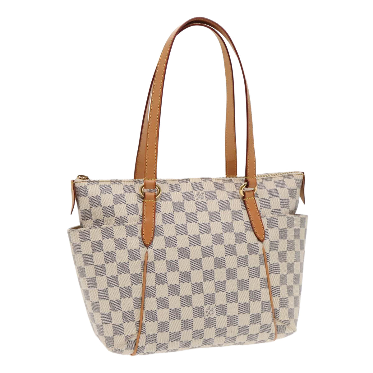 LOUIS VUITTON Damier Azur Totally PM Tote Bag N41280 LV 94818A