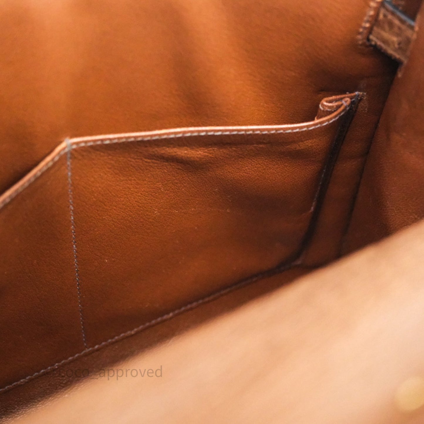 Hermès Kelly 28 Chocolate Ostrish Sellier Gold Hardware