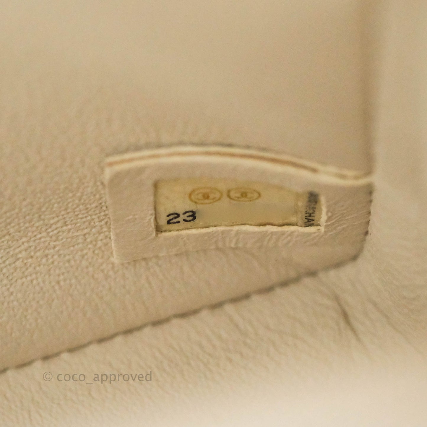 Chanel Classic Quilted Mini Rectangular Flap Ivory Caviar Gold Hardware