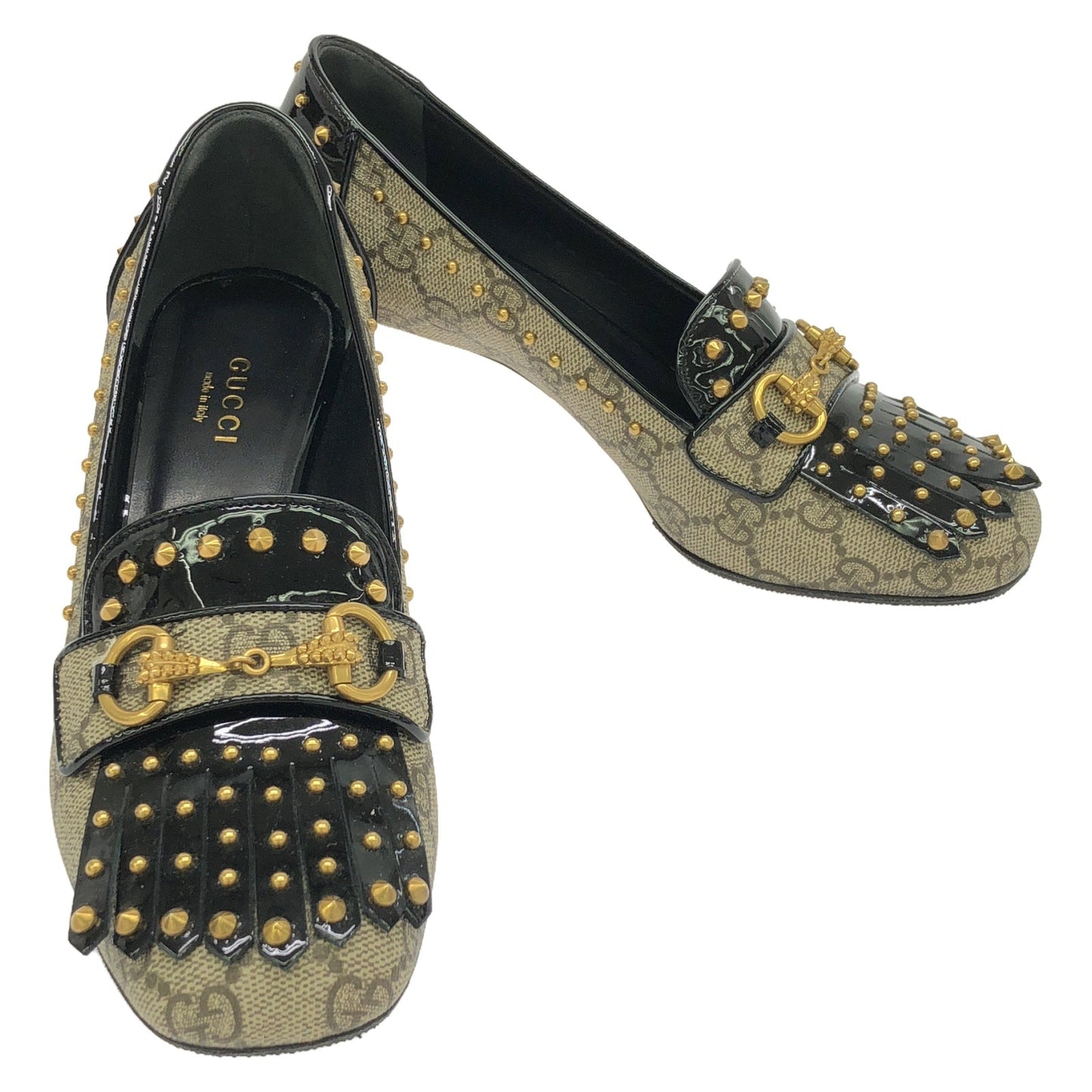 Luxury Gucci Trending 2025 Pumps Pumps PVC Coated Canvas Beige