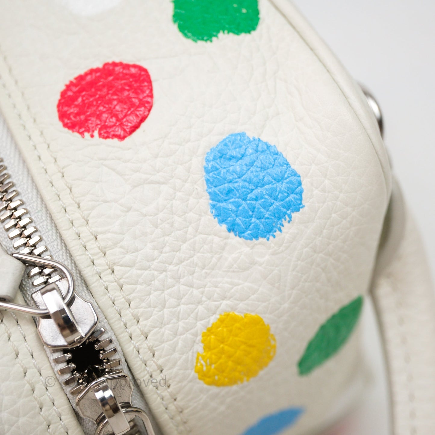 Louis Vuitton x Yayoi Kusama Square With Handle Chain Bag White