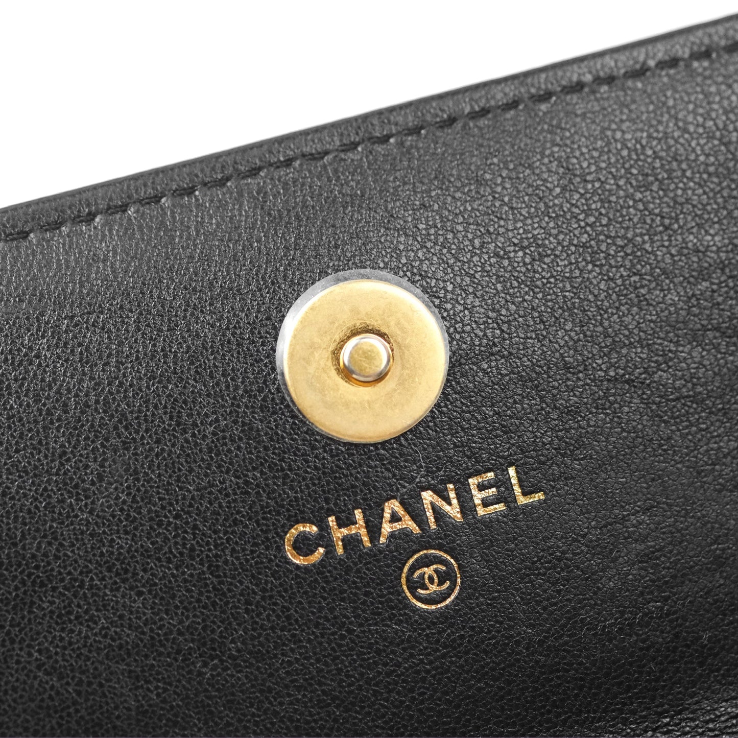 Chanel 19 Clutch With Chain Black Lambskin Mixed Hardware