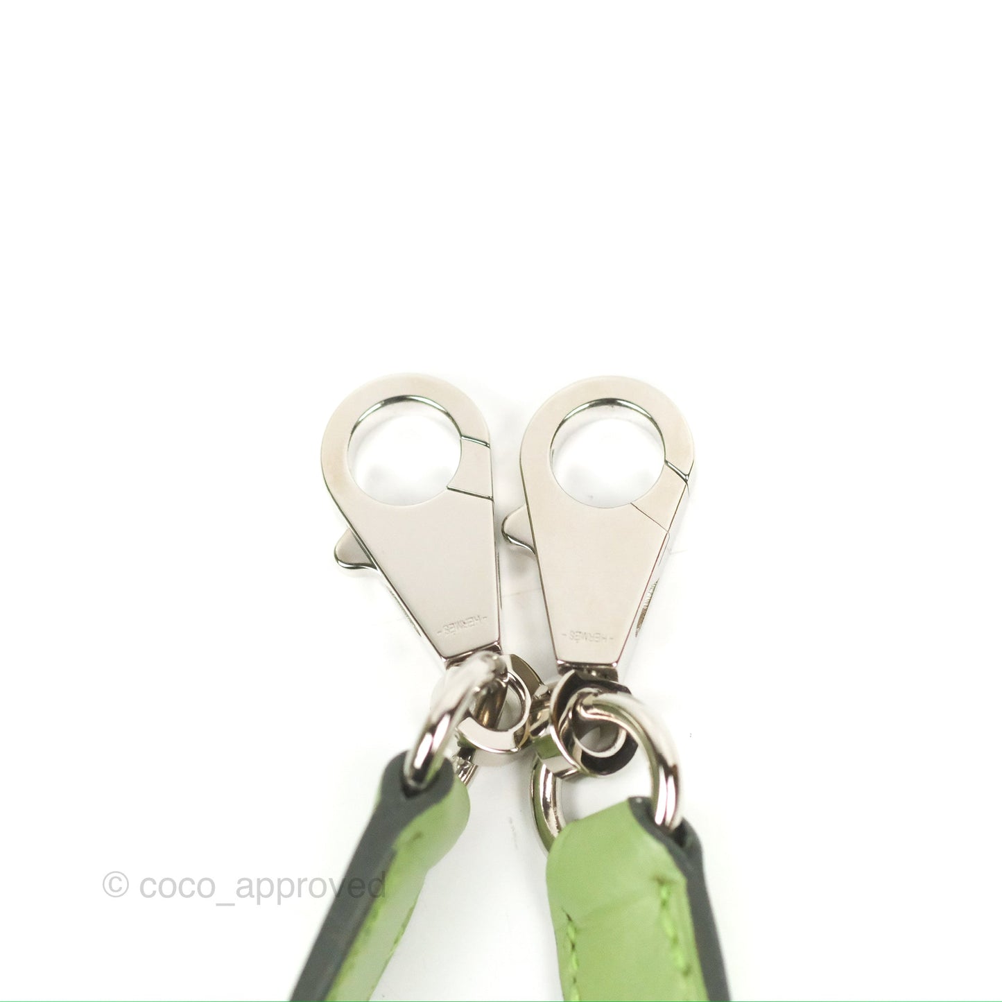 Hermès 24/24 29 Vert Criquet/Bamboo Evercolor/Swift Palladium Hardware