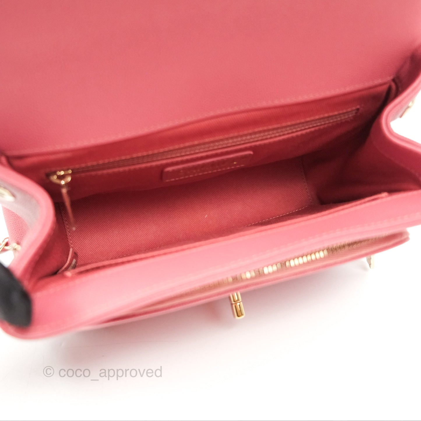 Chanel Quilted Medium Business Affinity Flap Pink Caviar Gold Hardware