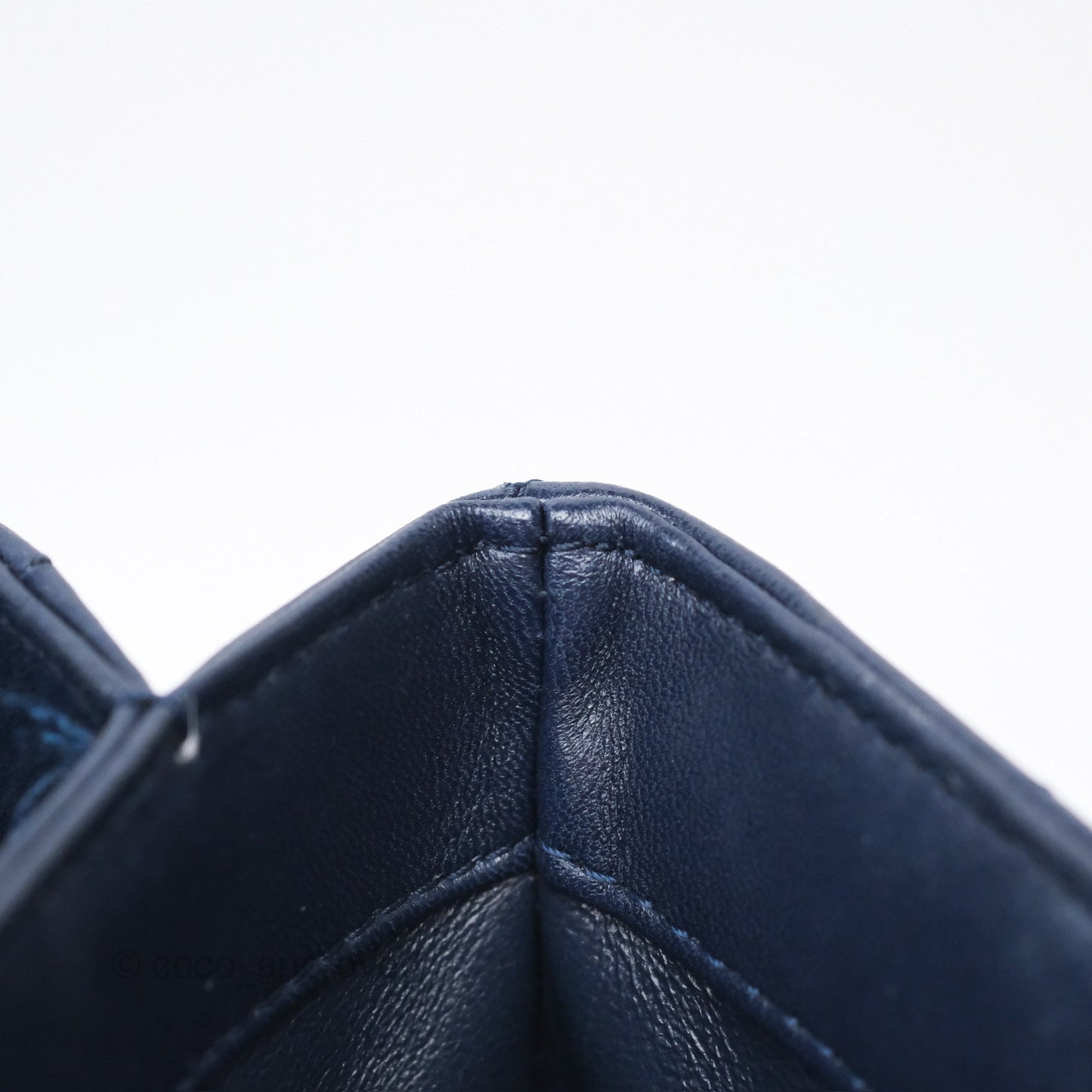 Chanel Small Trendy CC Navy Lambskin Gold Hardware