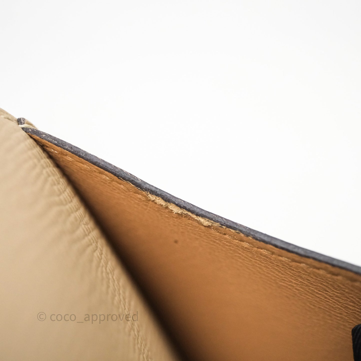 Hermès Constance Short Wallet Trench Epsom Gold Hardware