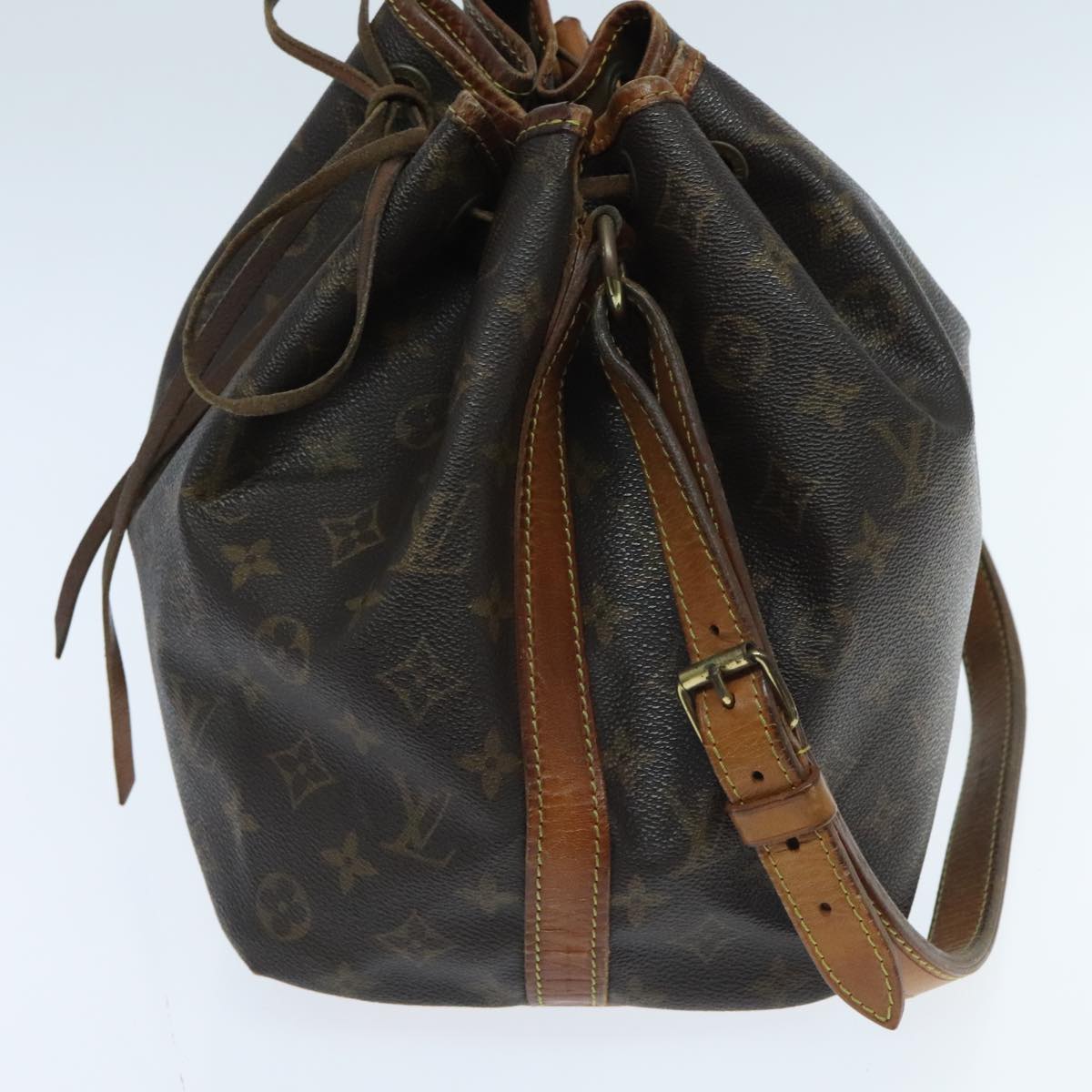 LOUIS VUITTON Monogram Petit Noe Shoulder Bag M42226 LV 94951