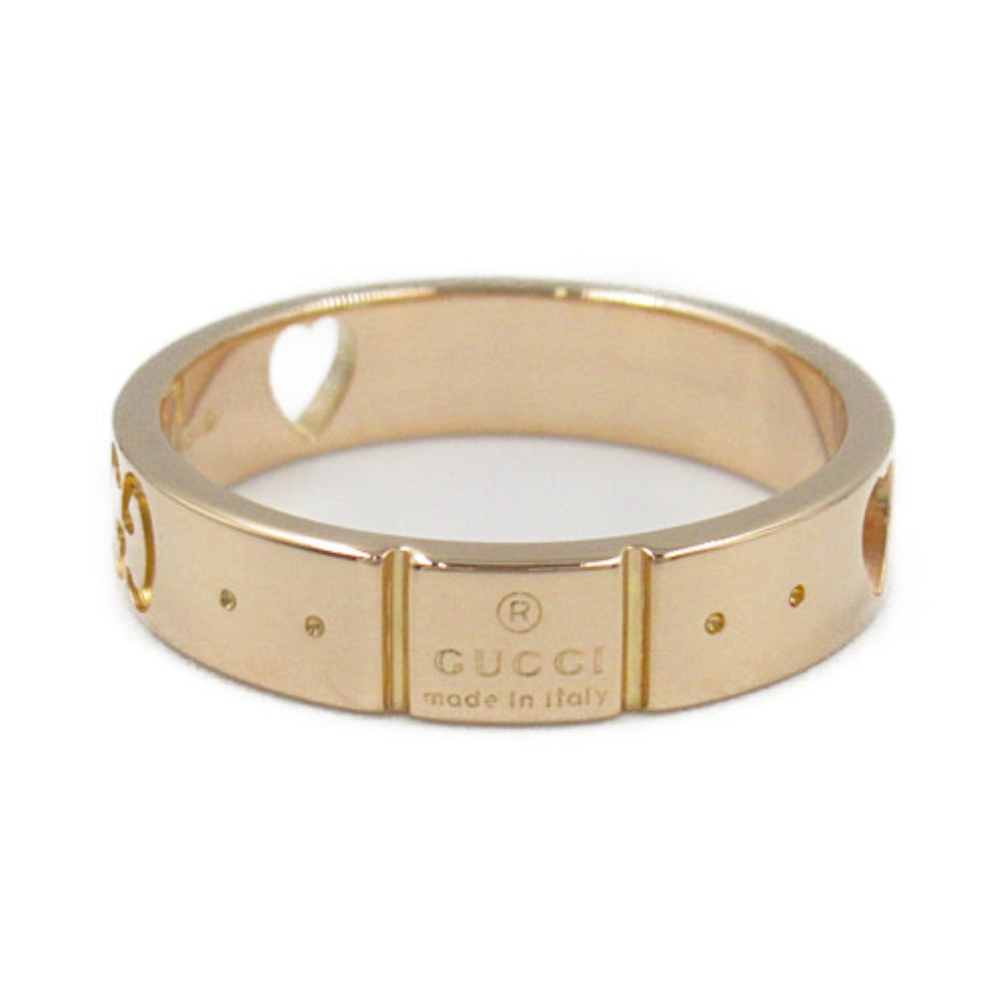 Luxury Gucci Trending 2025 Icon Amor Ring Ring Ring K18PG (pink gold) Gold