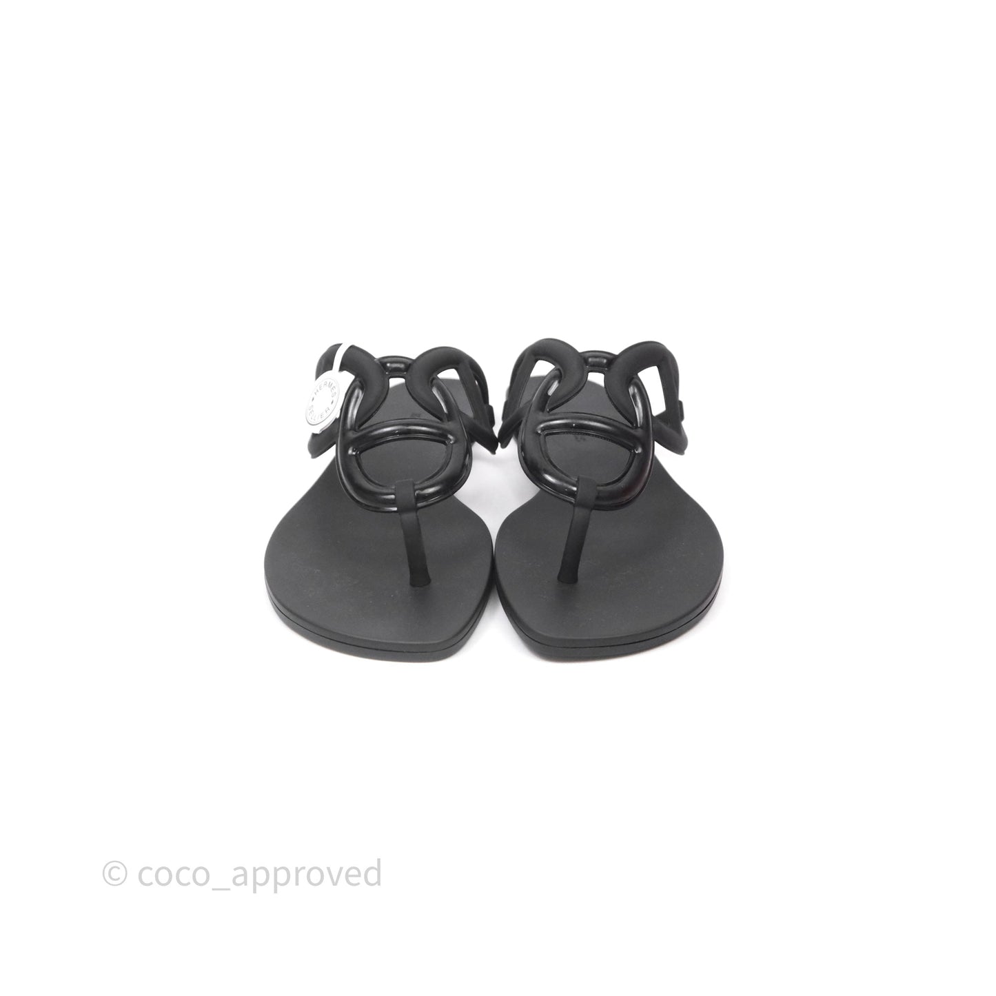 Hermes Egerie Sandal Noir Size 37