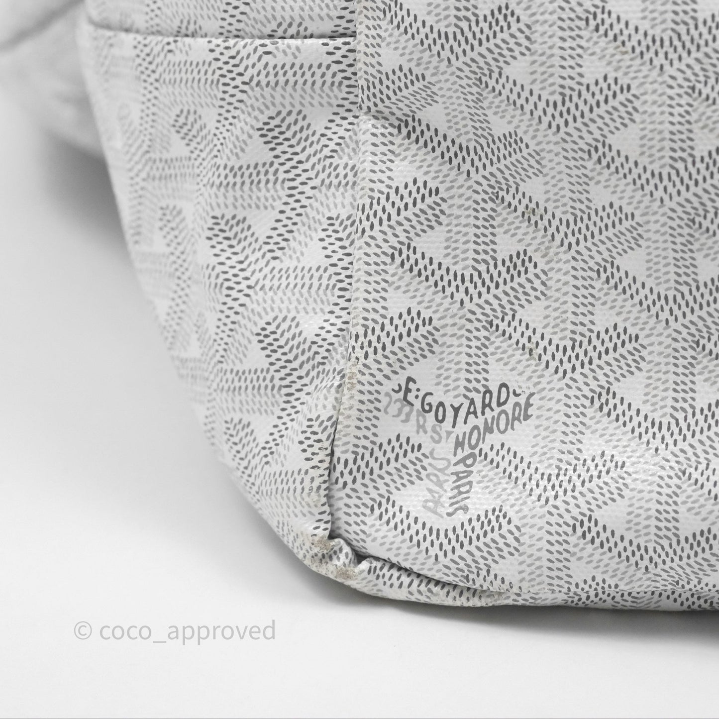 Goyard Saint Louis Tote Bag GM Blanc White